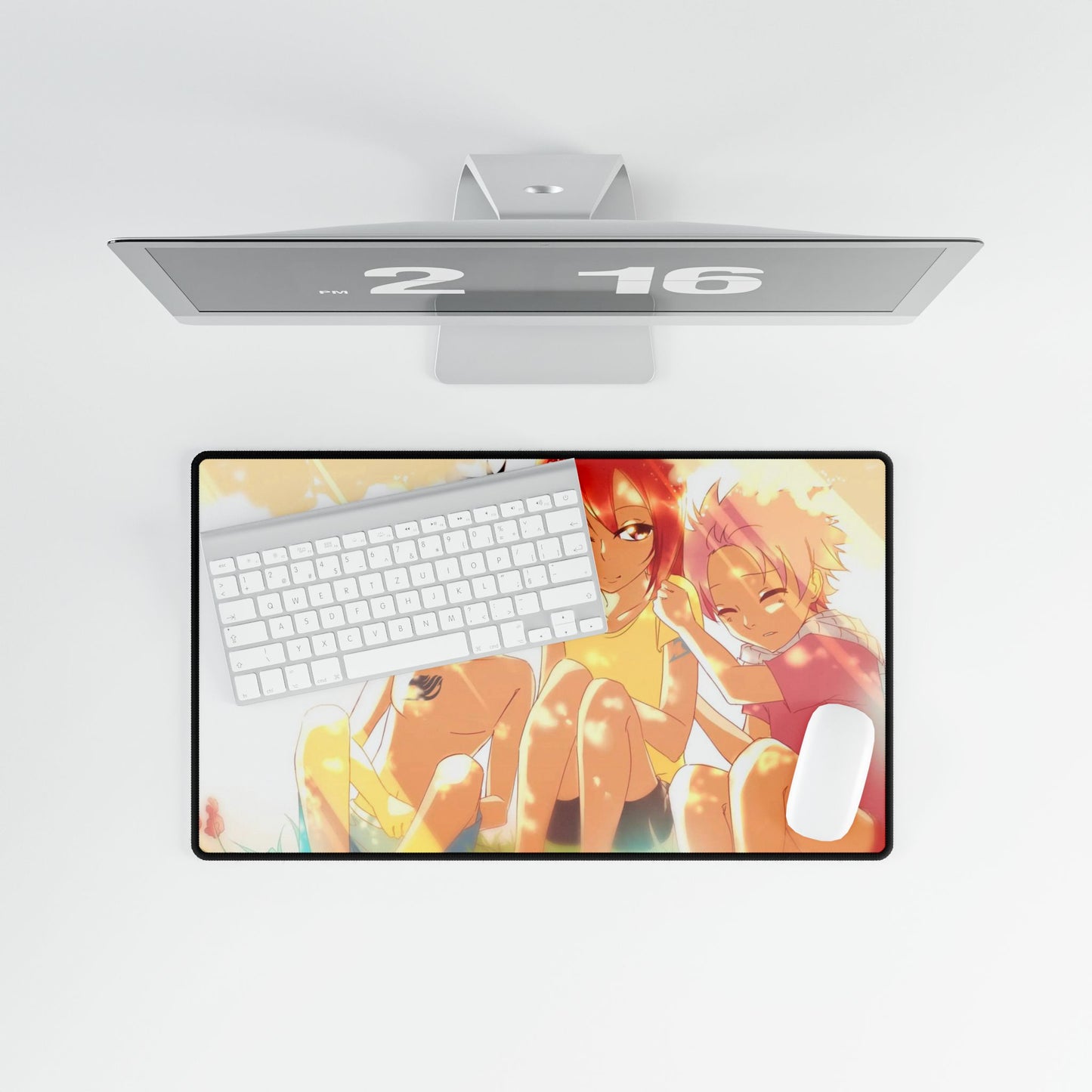 Fairy Tail Natsu Dragneel, Erza Scarlet, Gray Fullbuster Mouse Pad