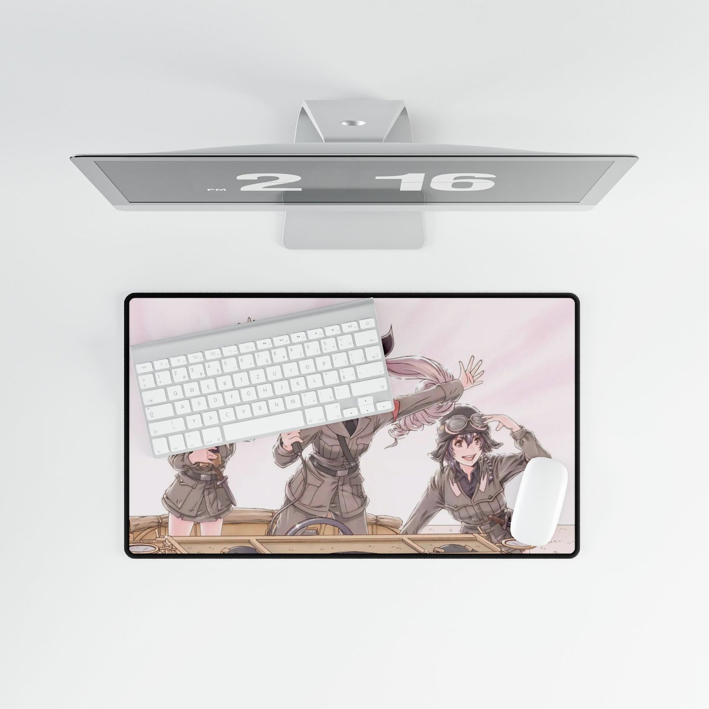 Anime Girls und Panzerr Mouse Pad