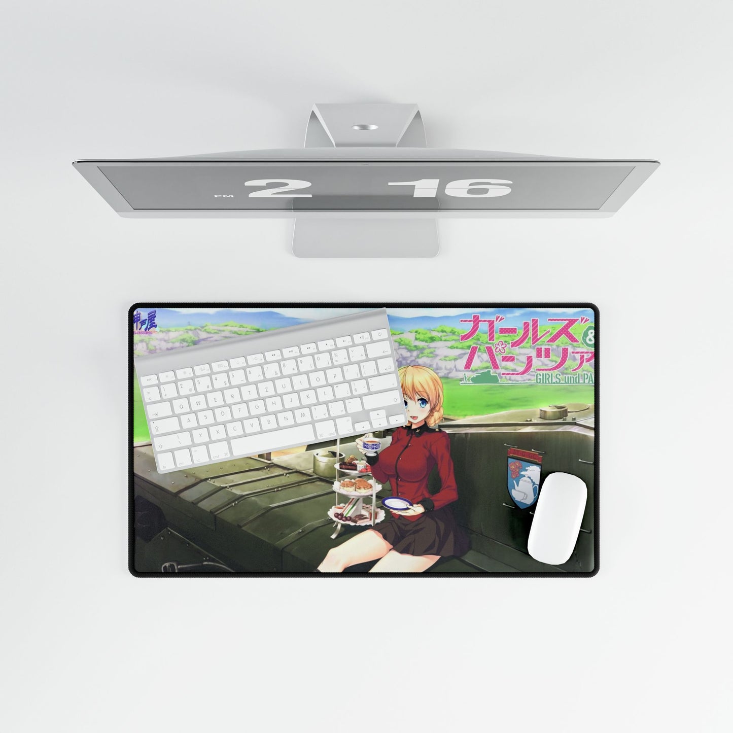 Anime Girls und Panzer Mouse Pad