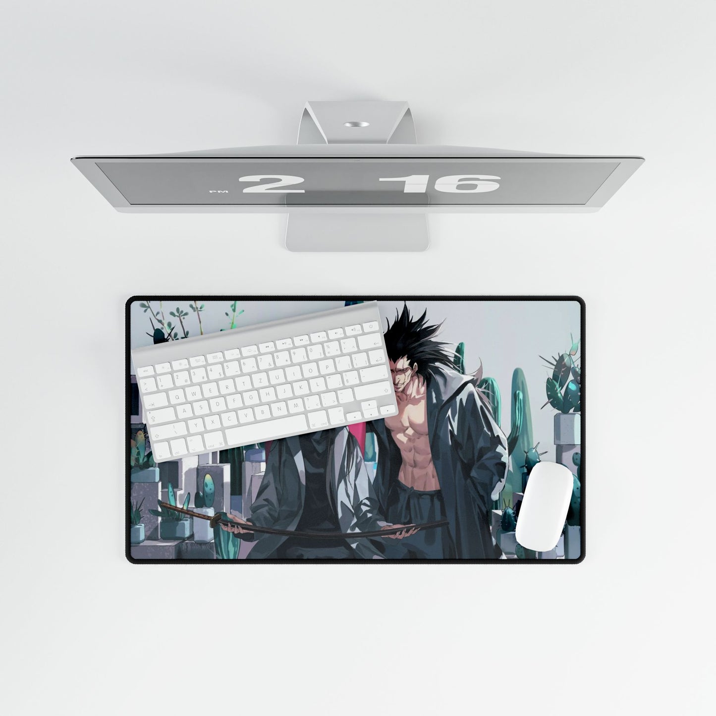 Unohana Retsu & Kenpachi Zaraki Mouse Pad