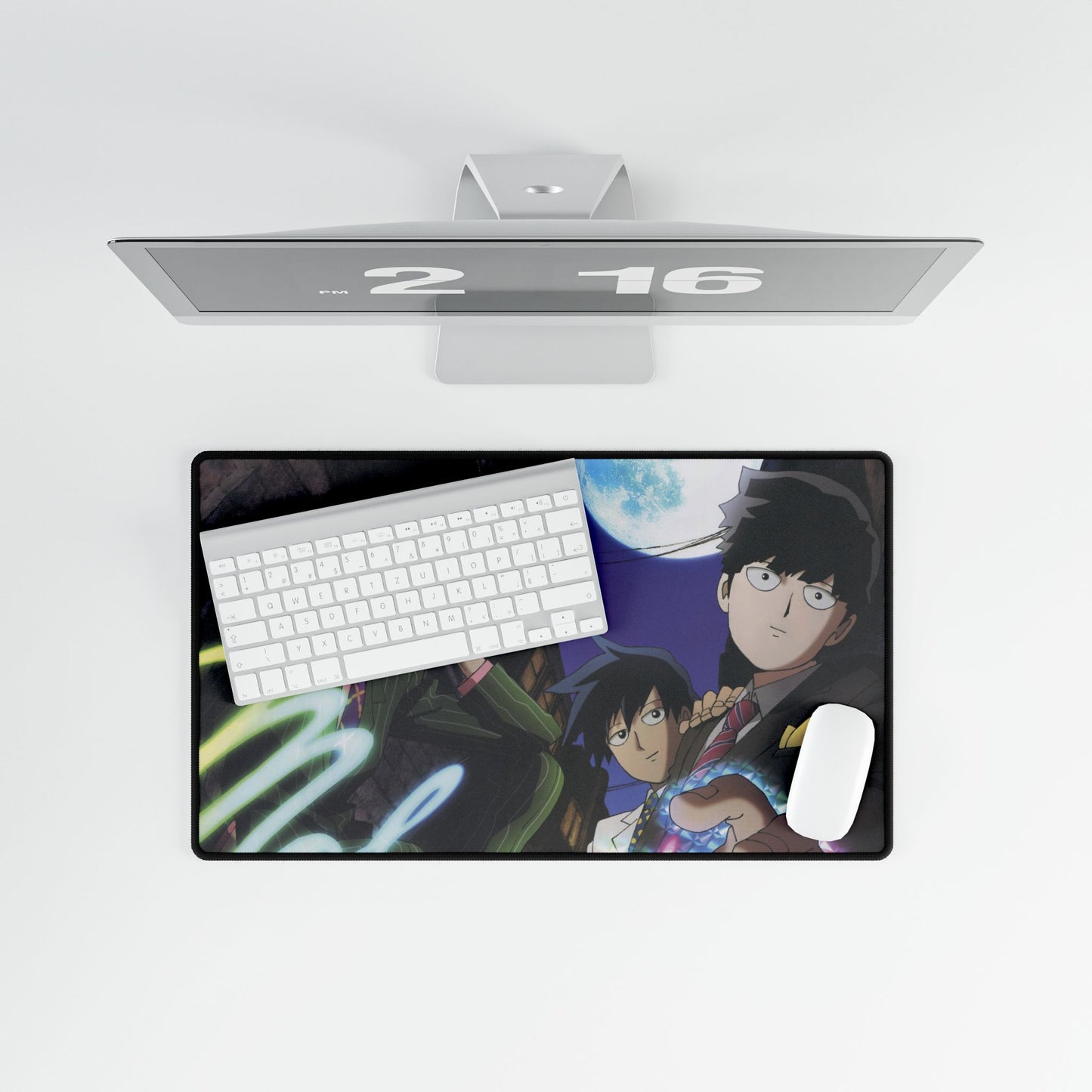 Mob Psycho 100 Arataka Reigen, Shigeo Kageyama, Ritsu Kageyama Mouse Pad