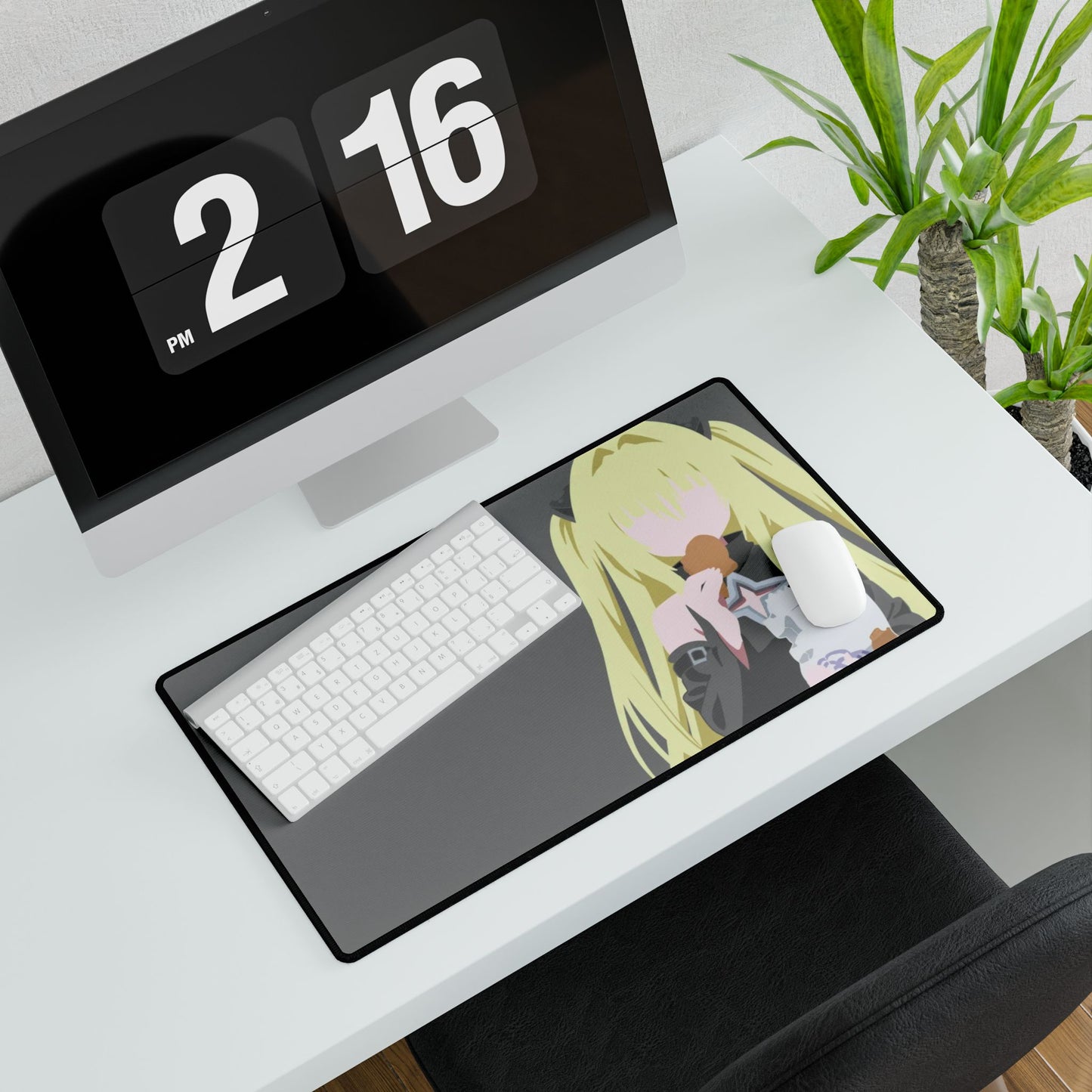 Yami with taiyaki Mouse Pad