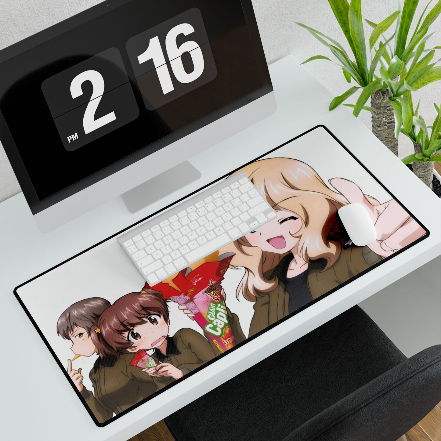 Anime Girls und Panzer Mouse Pad