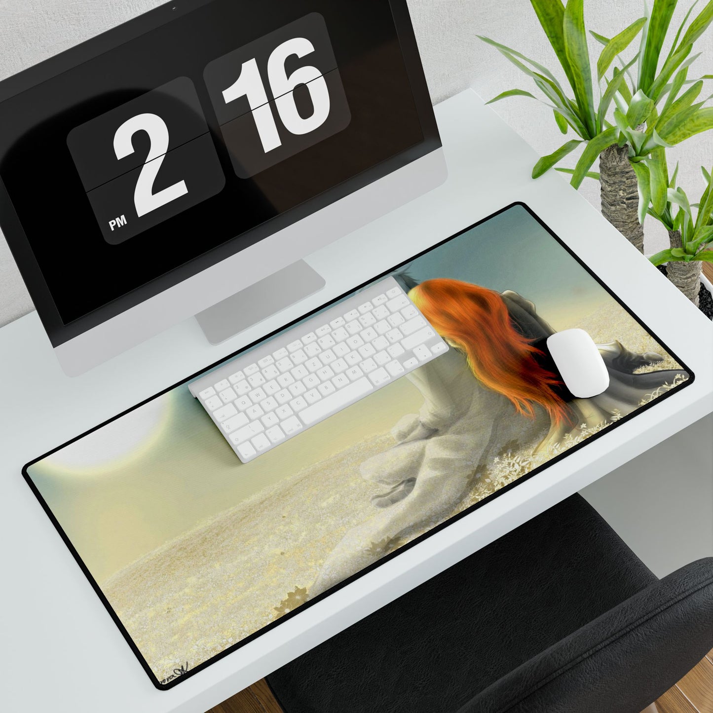 The sun Mouse Pad