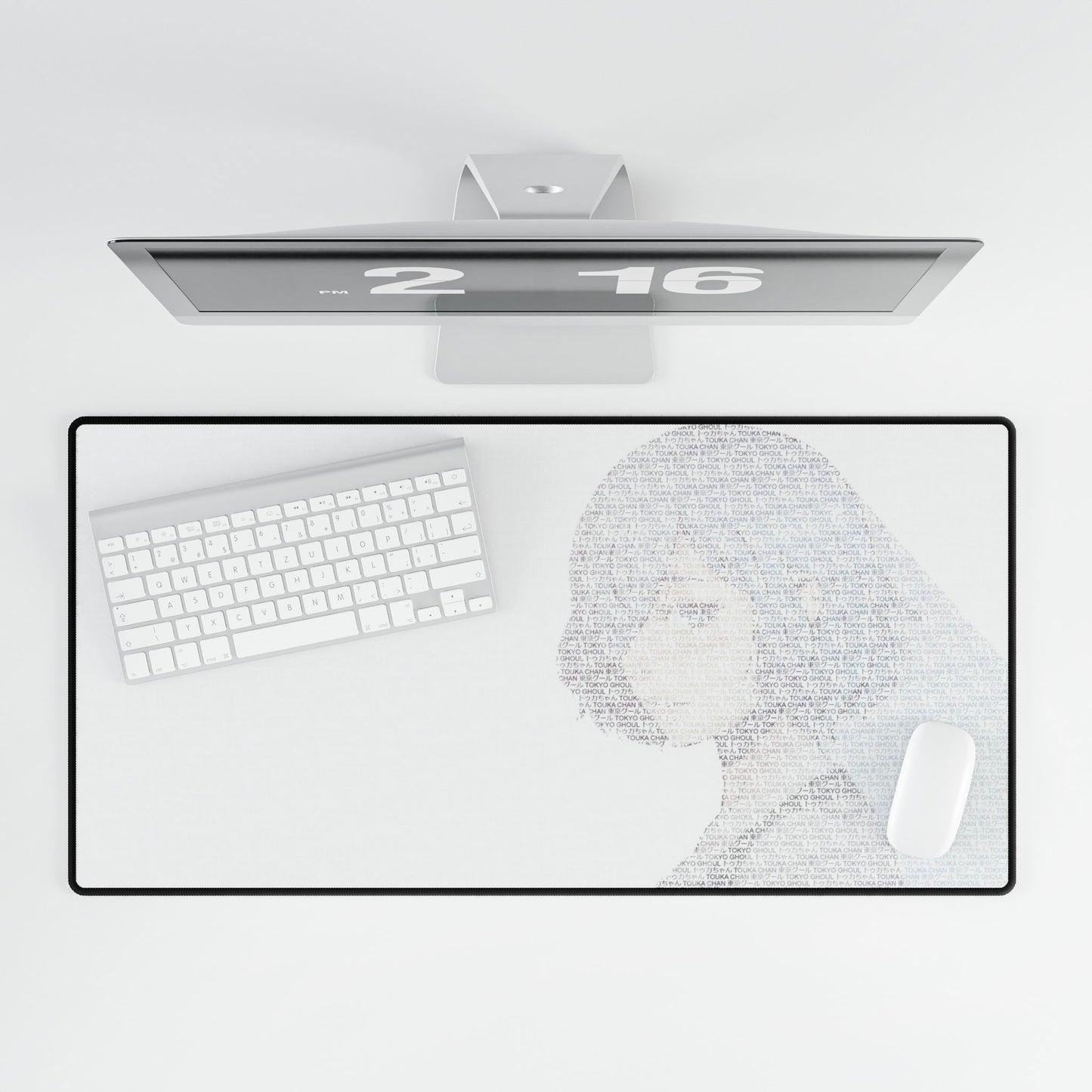 Tokyo Ghoul Kirishima Touka Text Portrait Mouse Pad