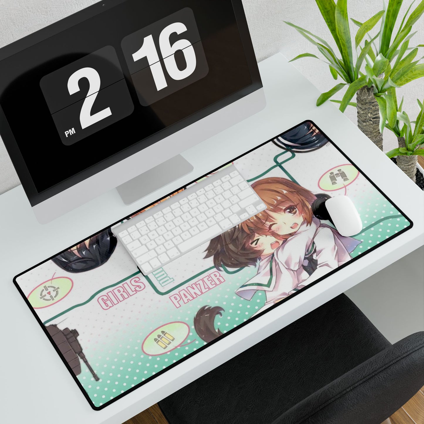 Anime Girls und Panzerr Mouse Pad