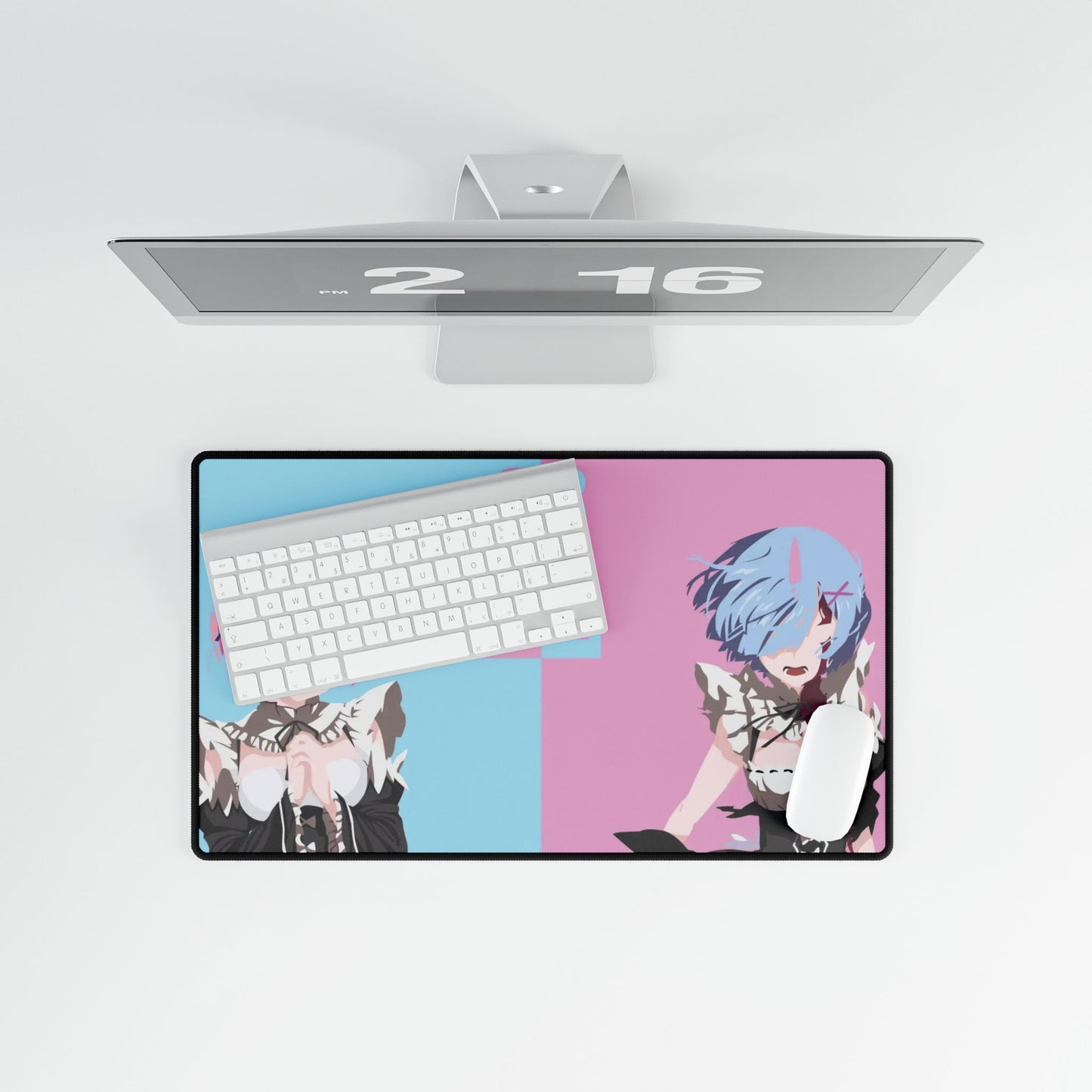 Re:Zero Rem and Ram Mouse Pad