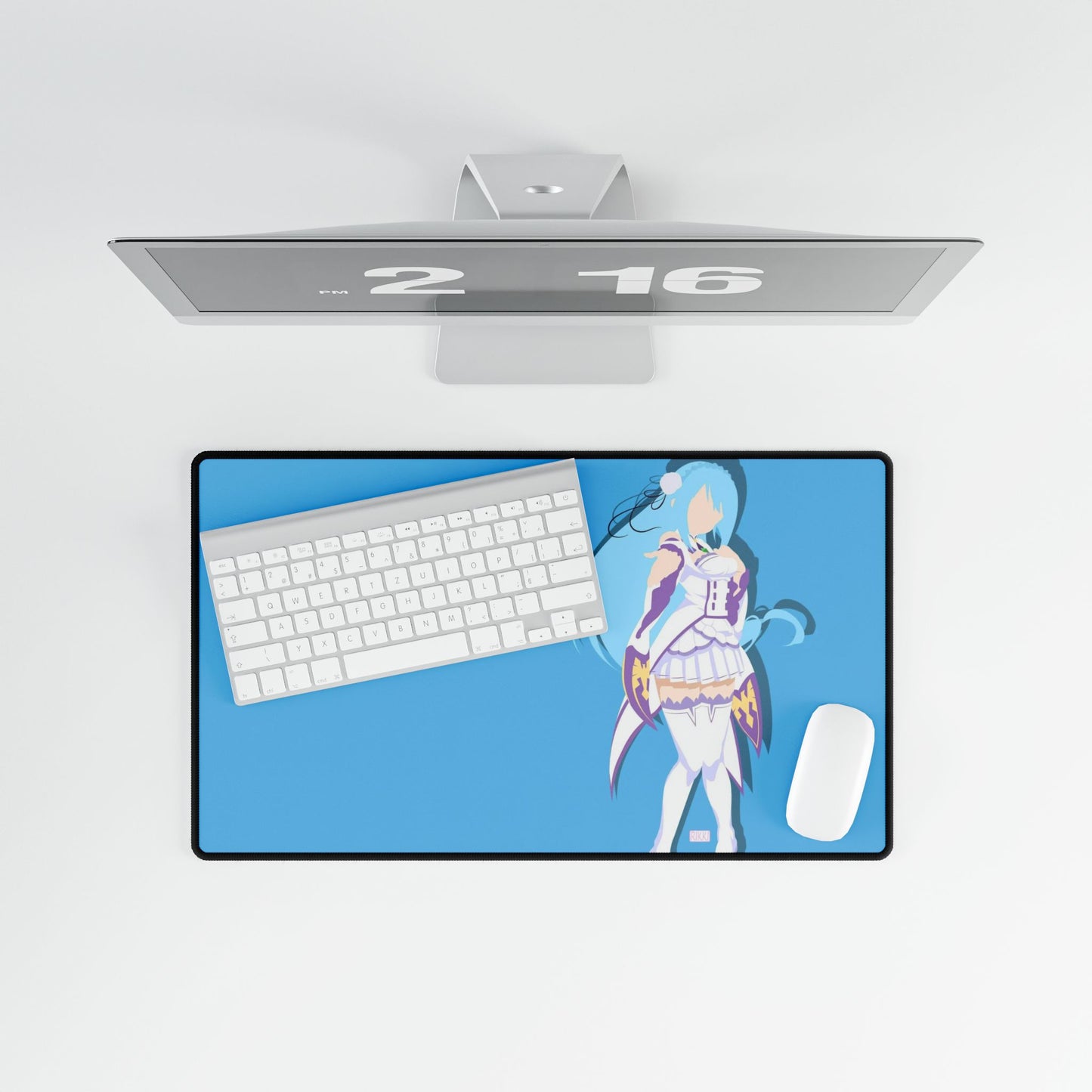 Aqua in Emilia Clothes Mouse Pad
