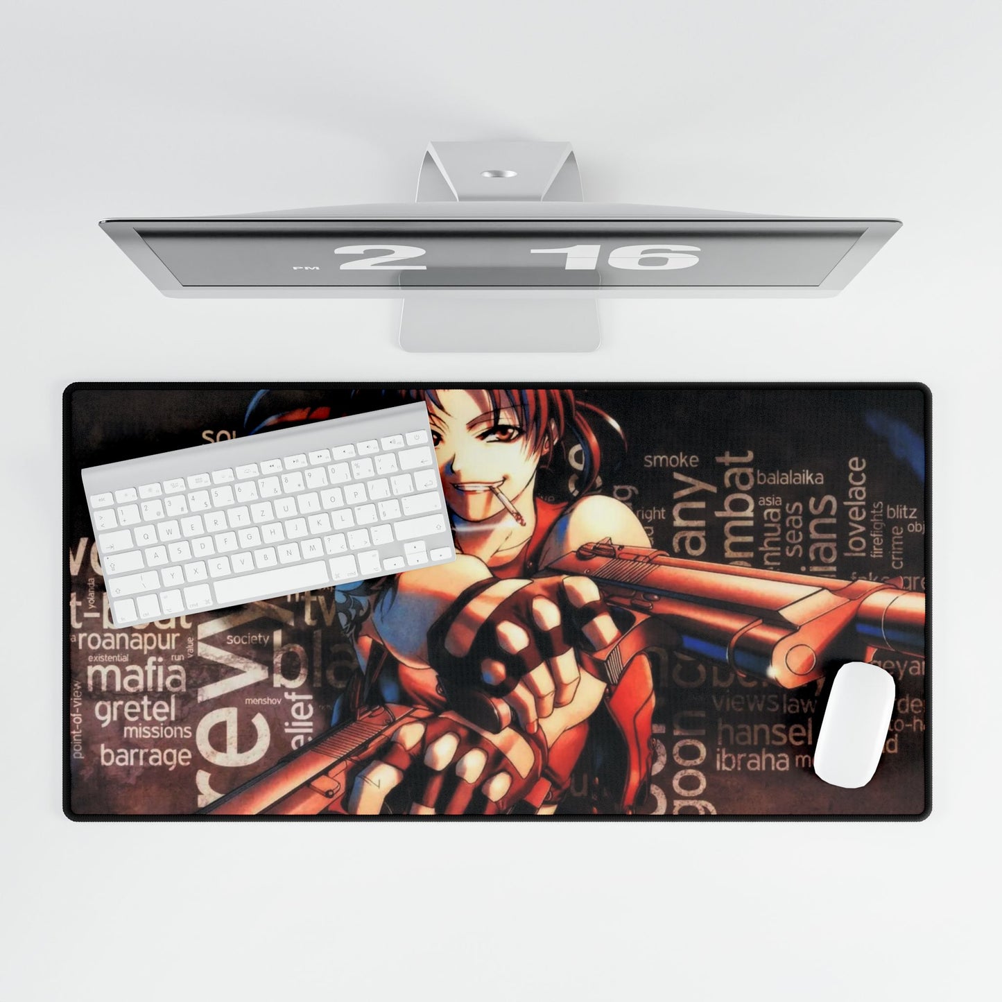 Anime Black Lagoonr Mouse Pad