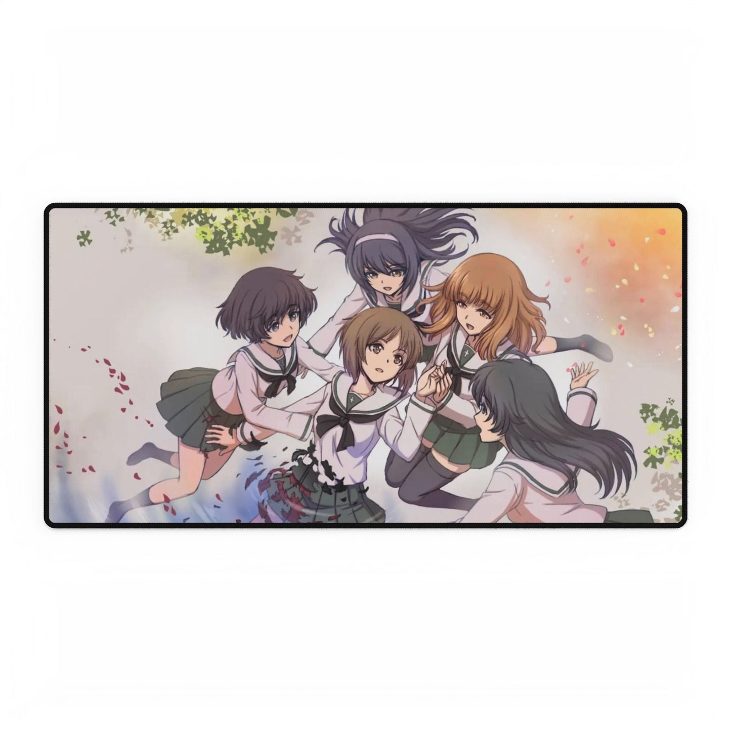 Anime Girls und Panzer Mouse Pad