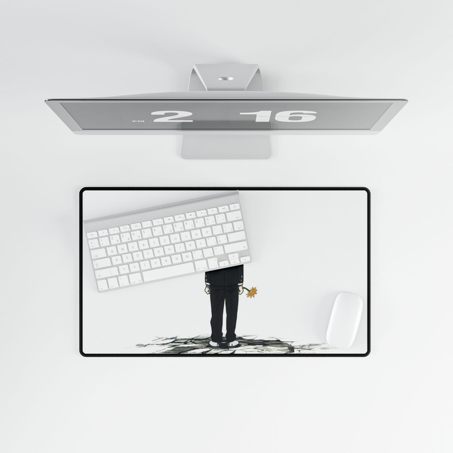 Mob Psycho 100 Holding Flower Full Mouse Pad