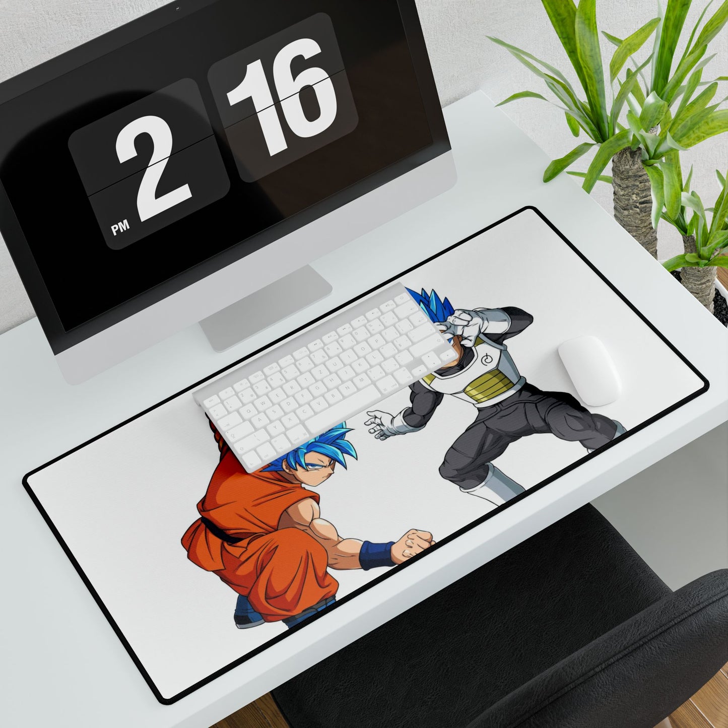Goku and Vegeta SSJ God SSJ Mouse Pad