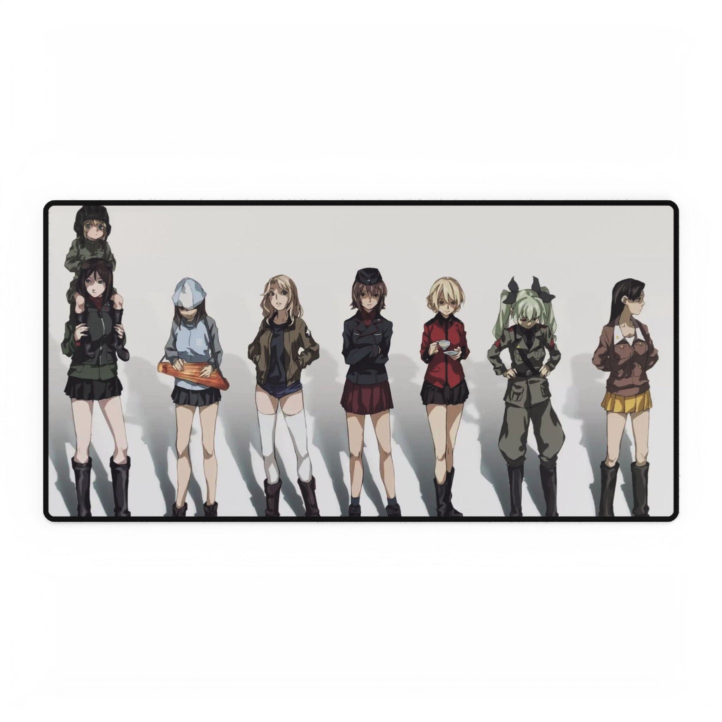 Anime Girls und Panzer Mouse Pad