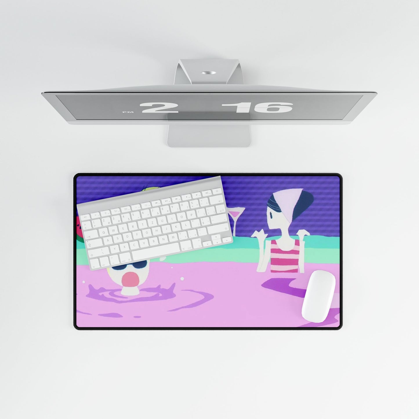 Spy x Family - Abstract Artr: Swimming Pool Mouse Pad