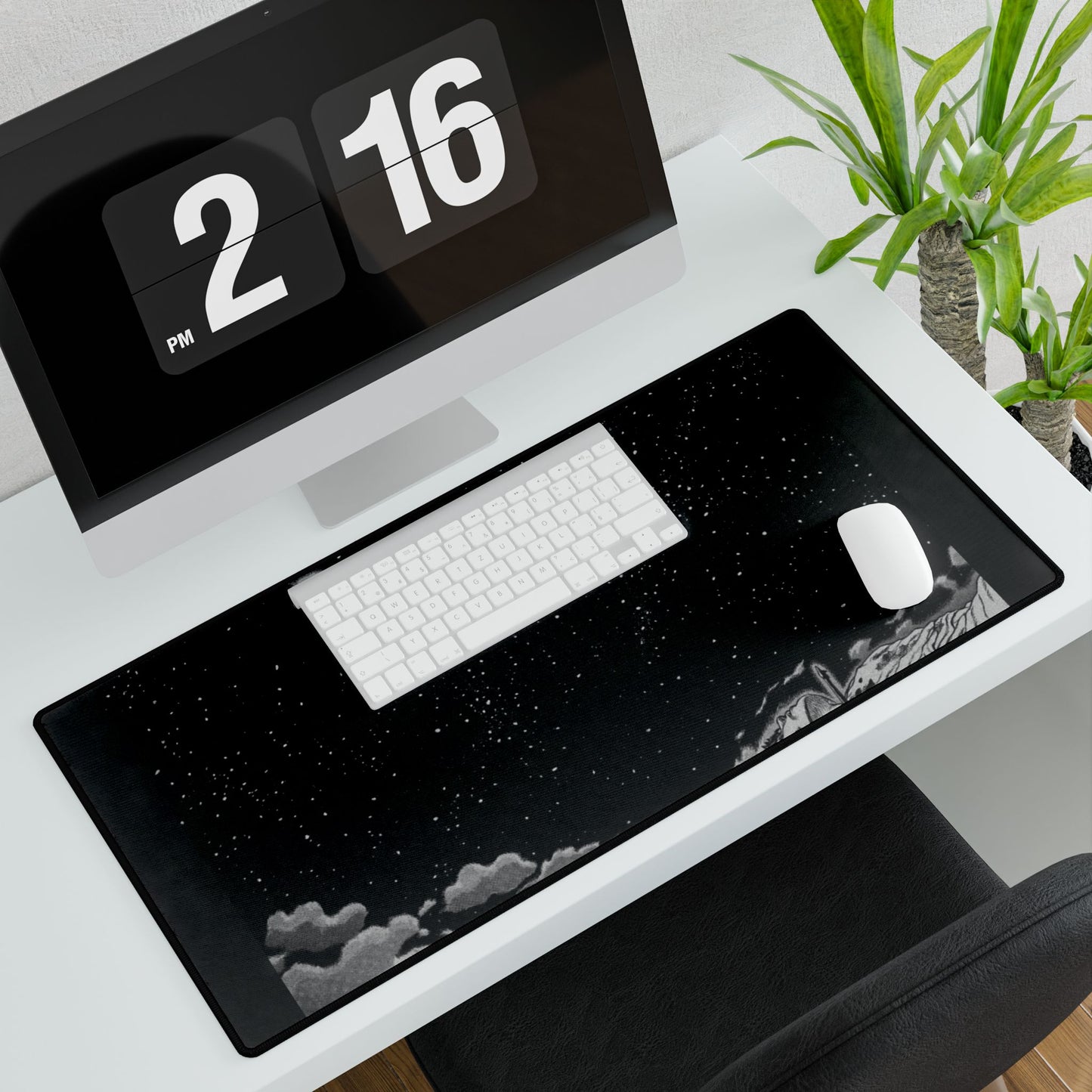 At the sky Mouse Pad