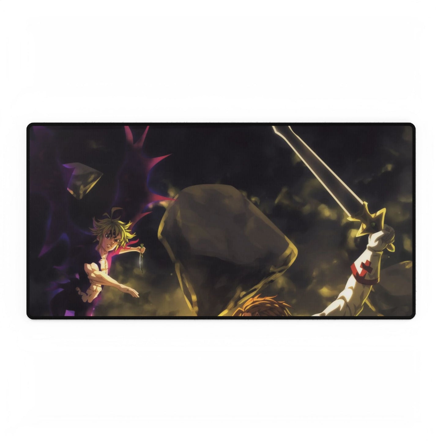 Meliodas fighting Arthur Mouse Pad