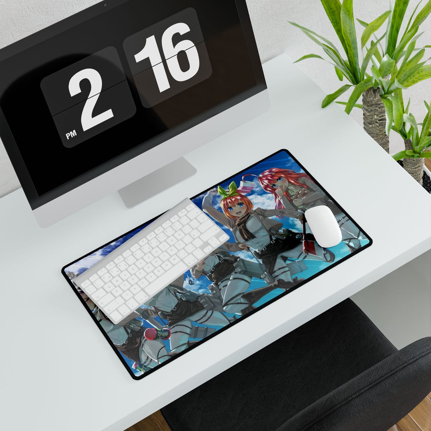 The Quintessential Quintuplets x Attack on Titan Mouse Pad