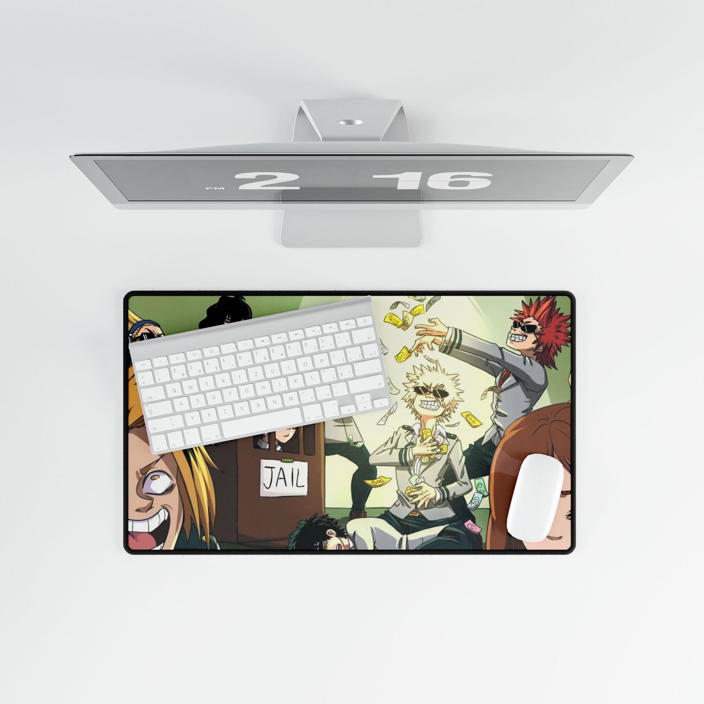 My Hero Academia Izuku Midoriya, Katsuki Bakugou, All Might, Tenya Iida, Shouta Aizawa Mouse Pad