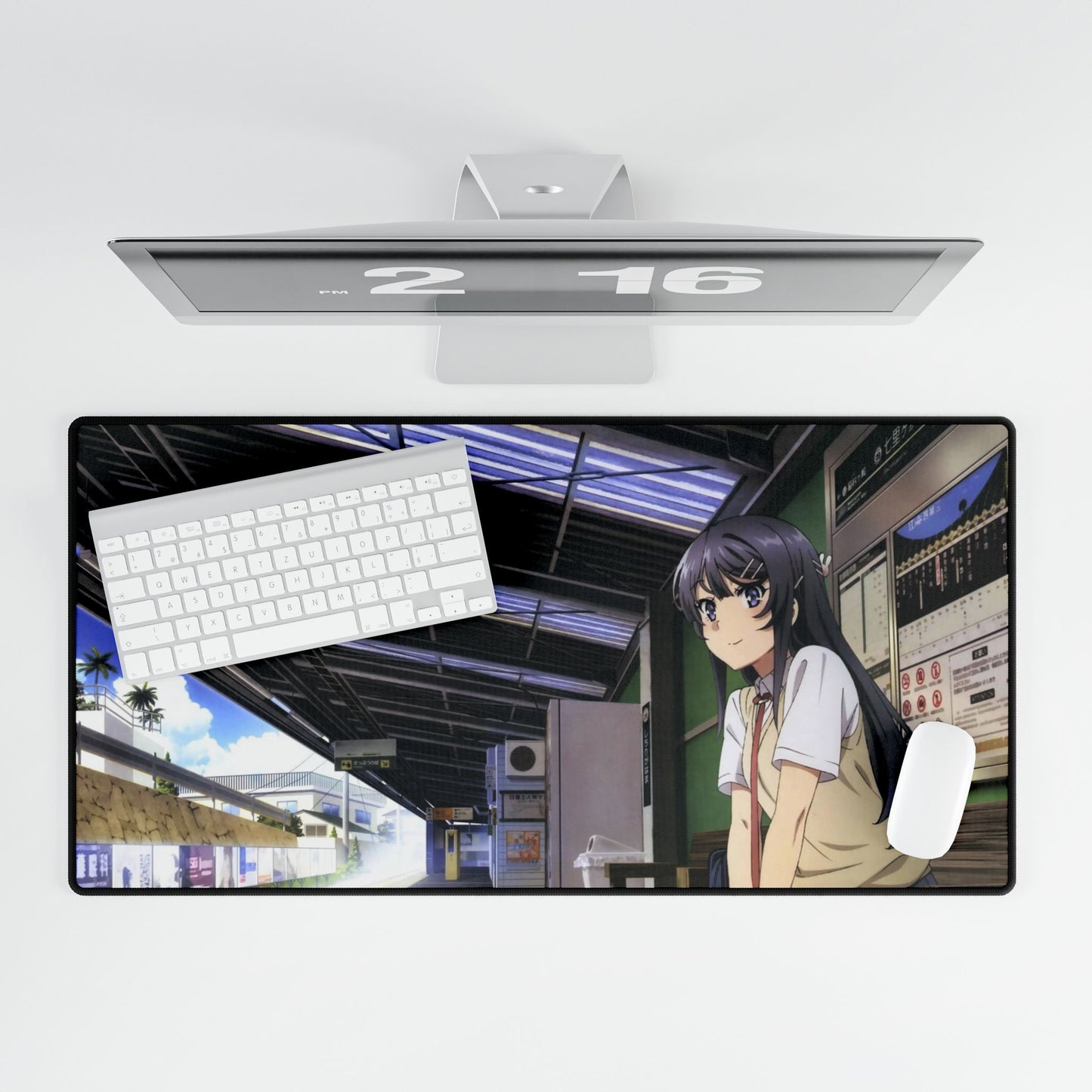 Train Station Mouse Pad