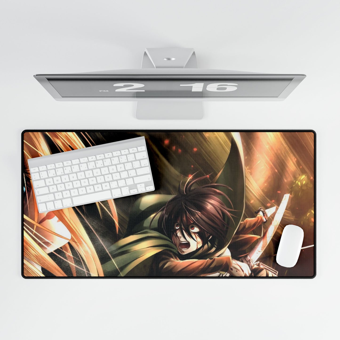Mikasa Ackerman vs Annie Leonhart (titan) Mouse Pad