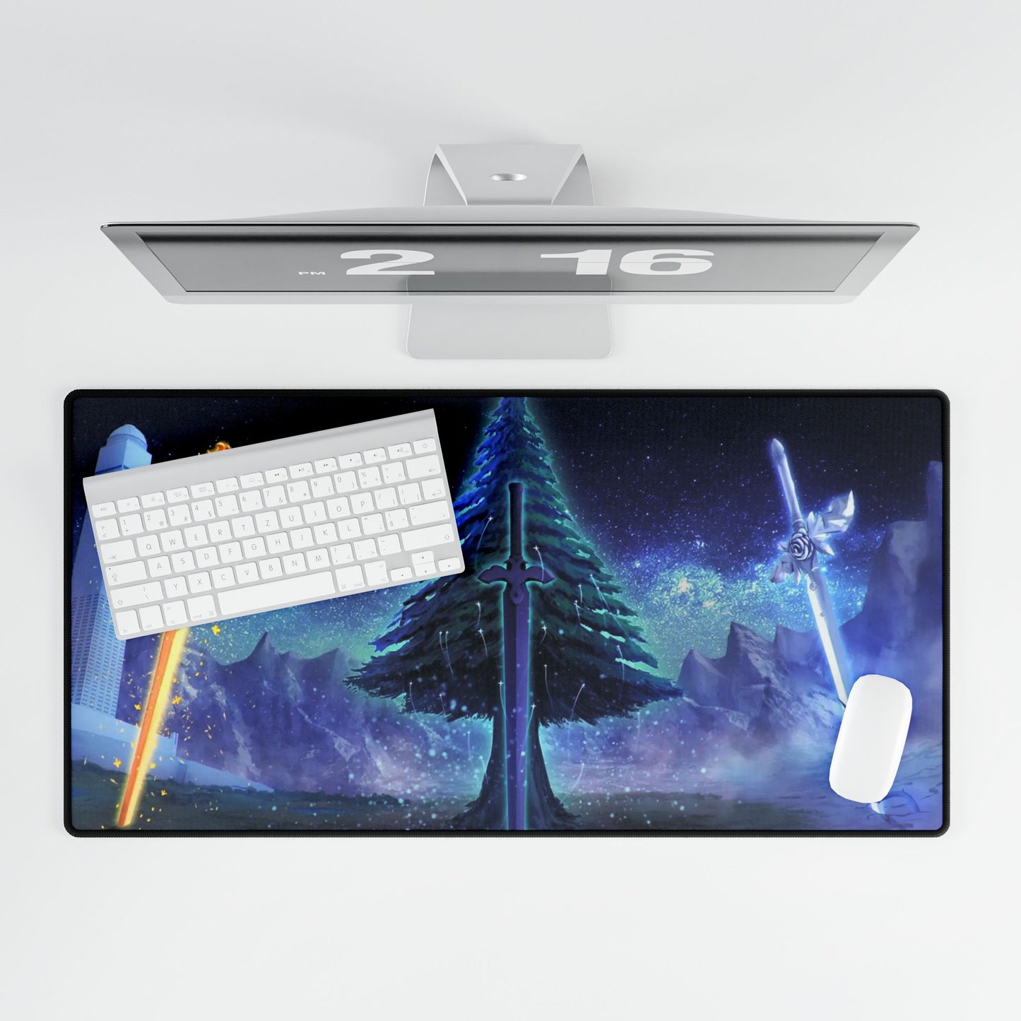 Kirito's, Eugeo's and Alice's swords Mouse Pad