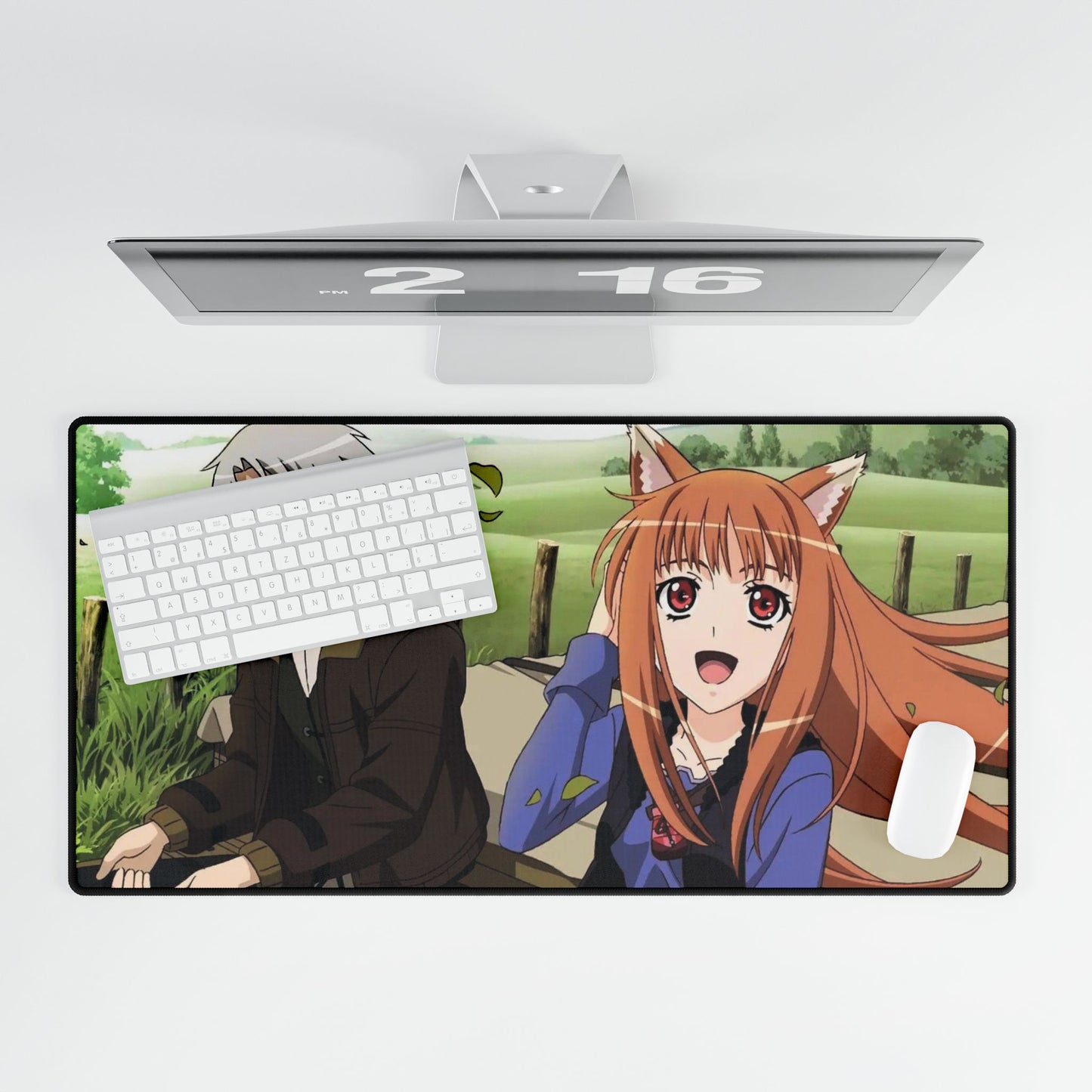 Anime Spice and Wolfr Mouse Pad