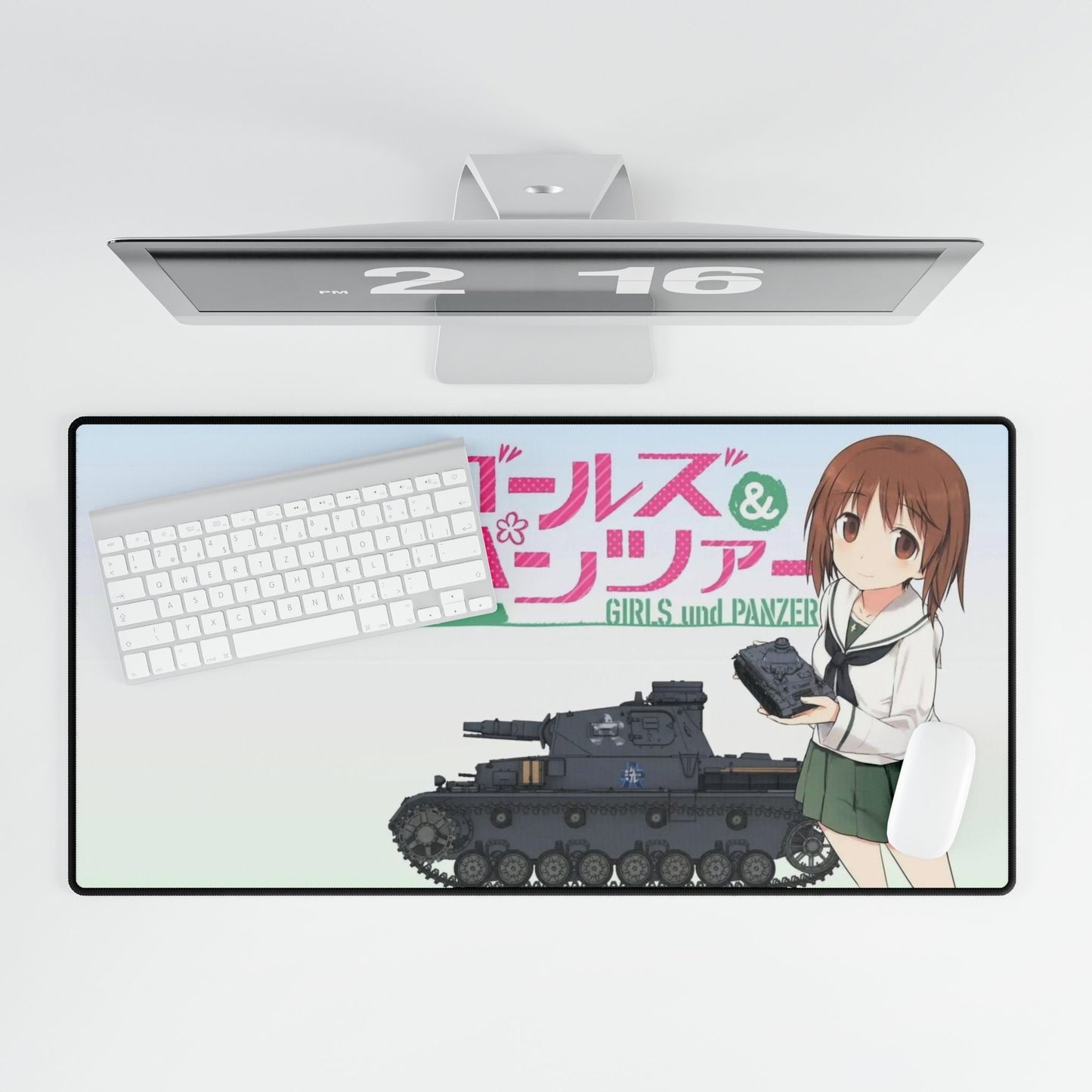 Anime Girls und Panzer Mouse Pad