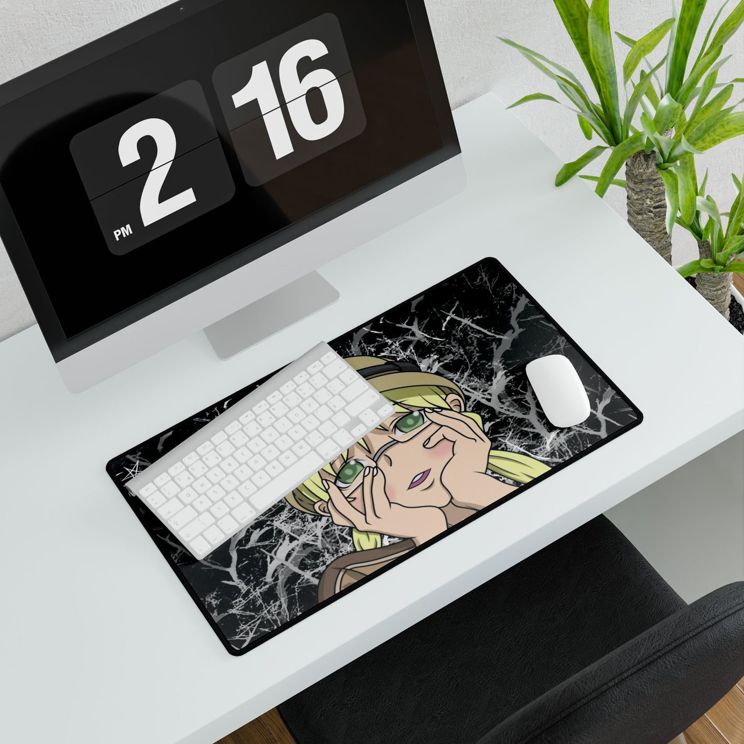 Yandere Face Riko Mouse Pad