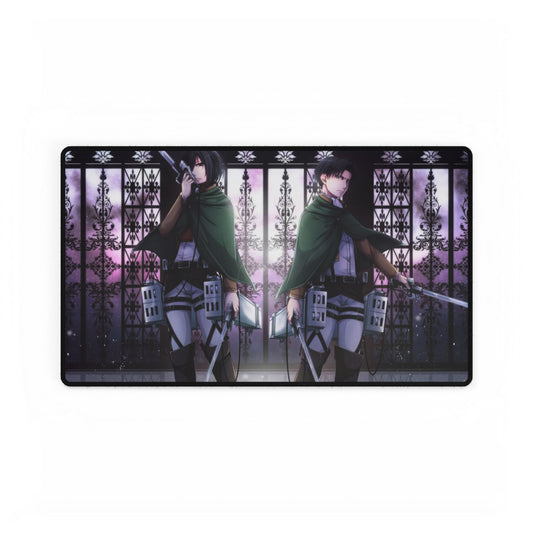 Mikasa and Levi Ackerman Mouse Pad