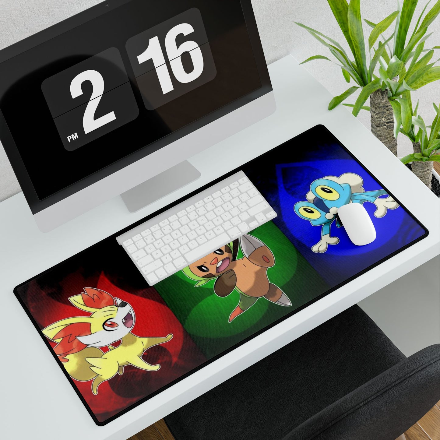 Fennekin, Chespin, and Froakie Mouse Pad