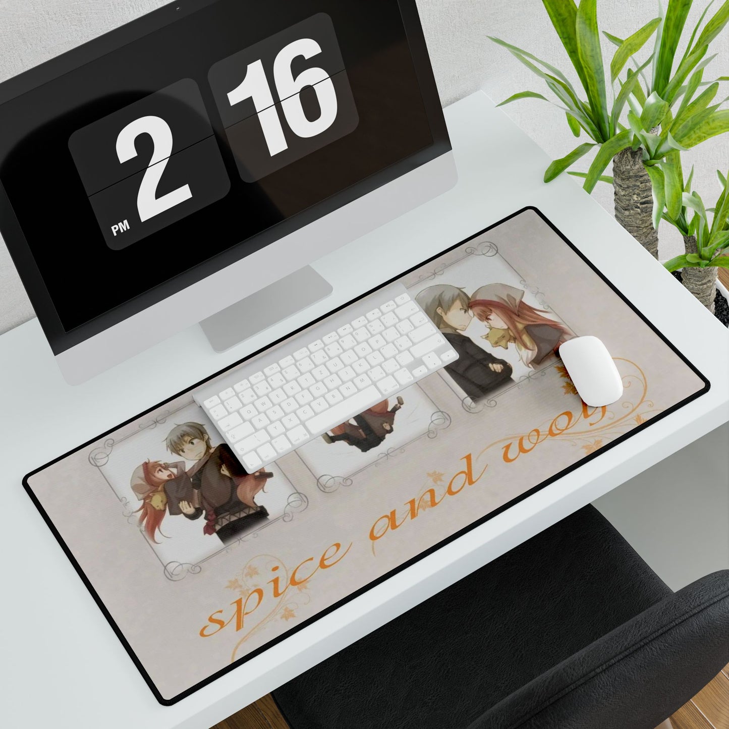 Anime Spice and Wolfr Mouse Pad