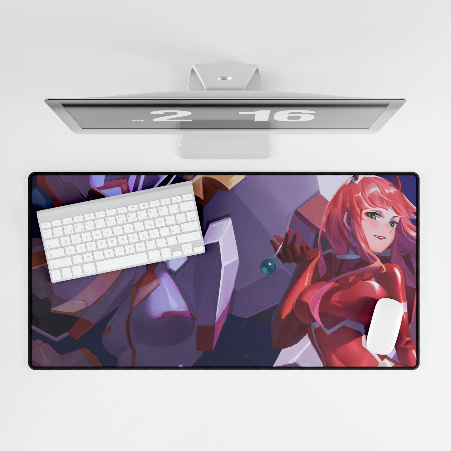 Zero Two and Strelizia Mouse Pad