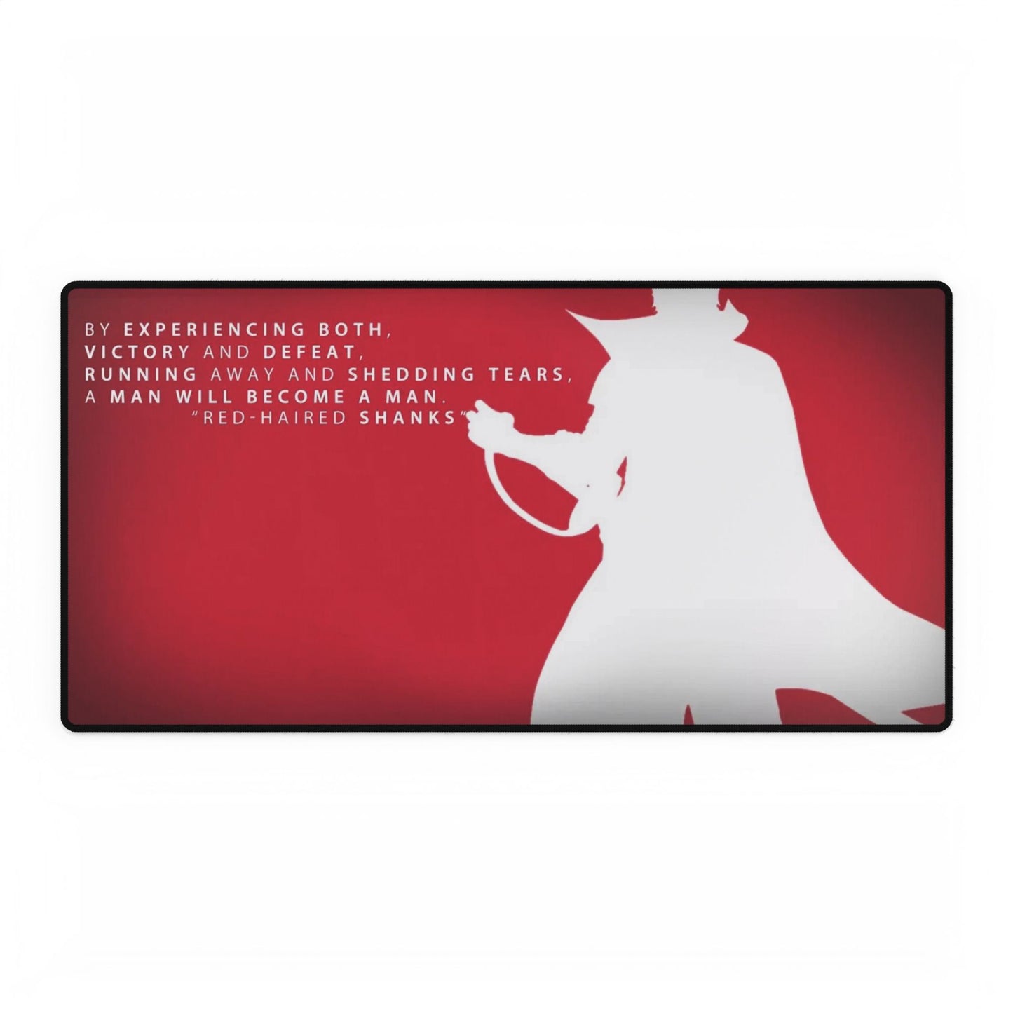 Red haired shanks quote Mouse Pad