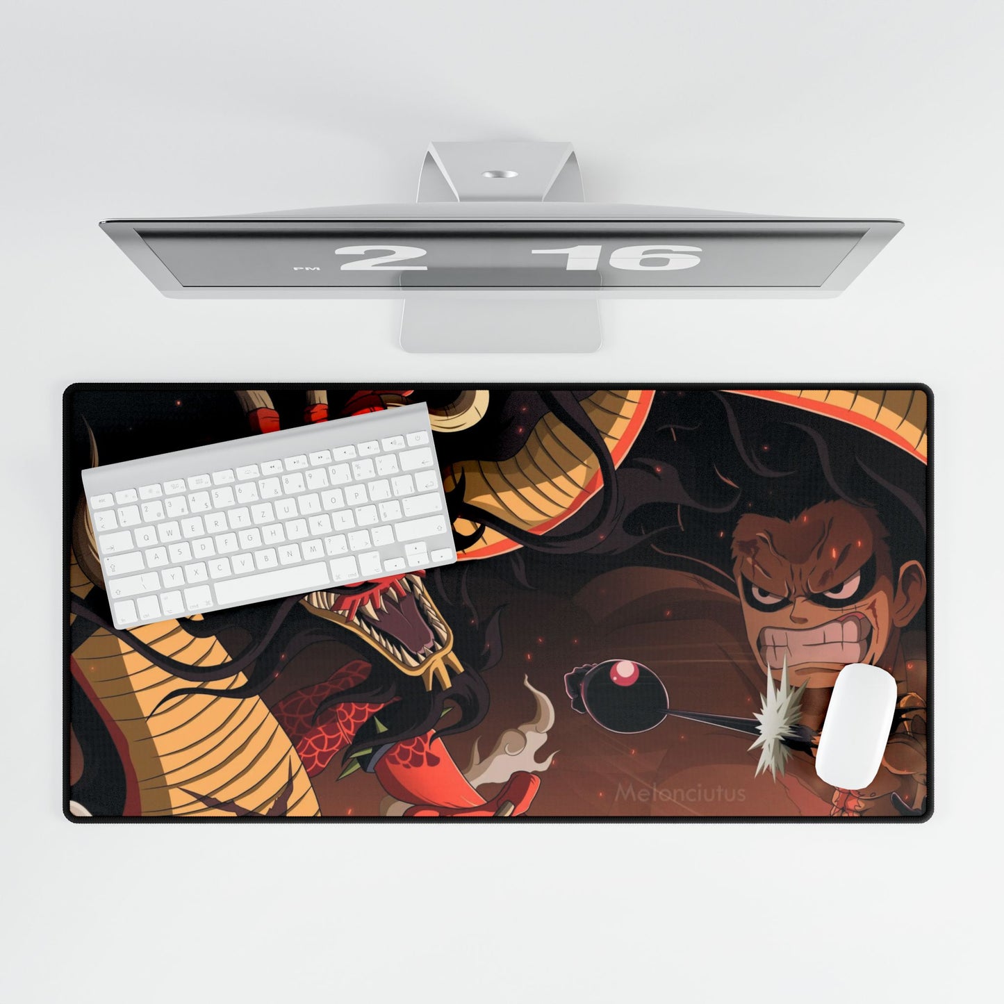 Luffy Gear 4 vs Drakon Mouse Pad