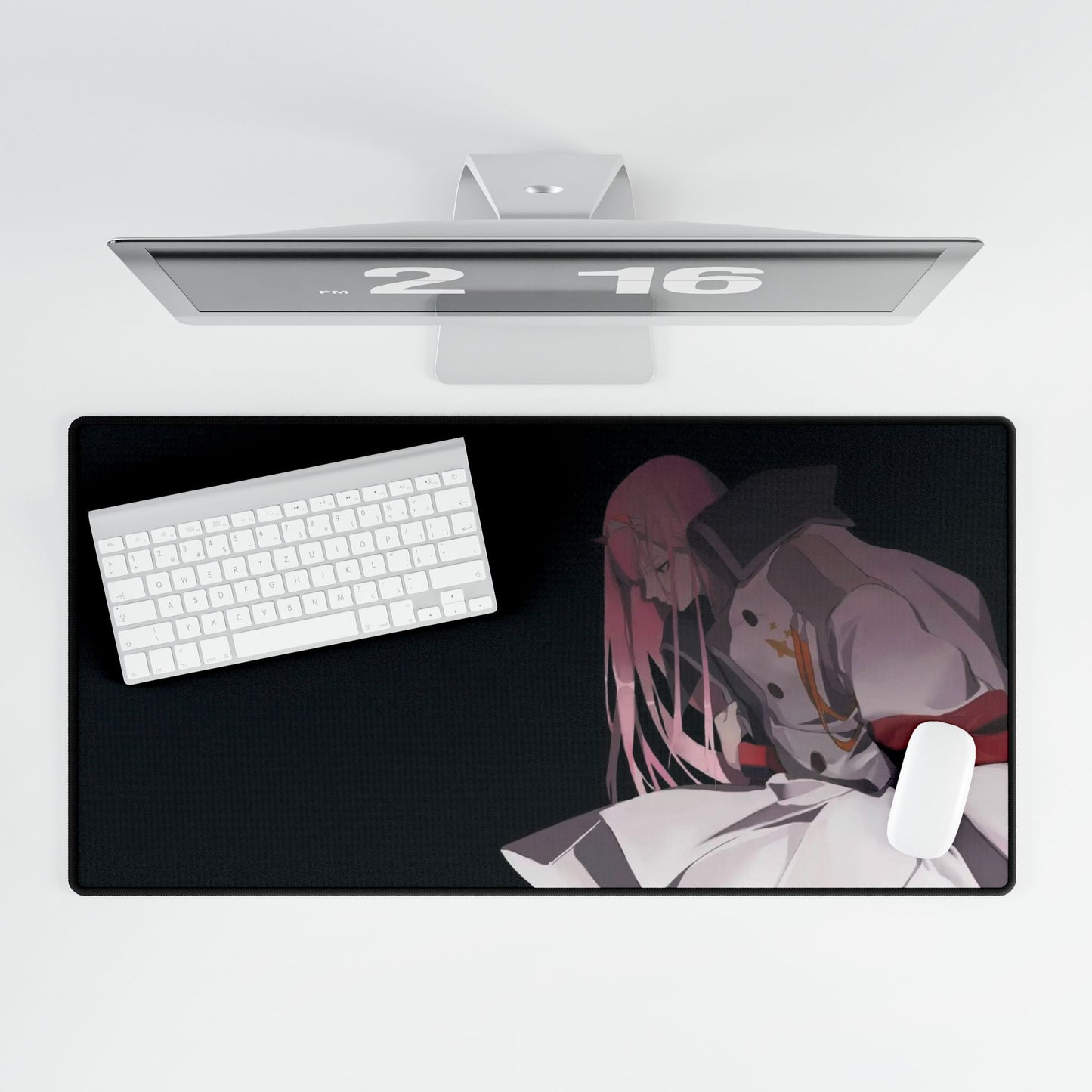 Girl in dark Mouse Pad