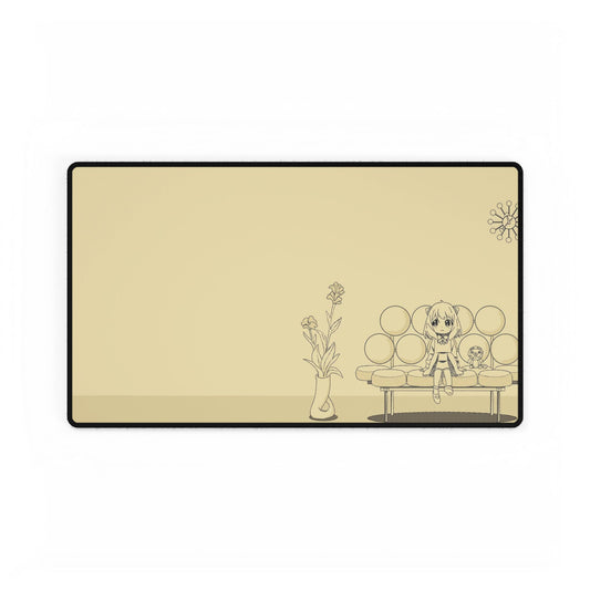 Anya at the bench Mouse Pad