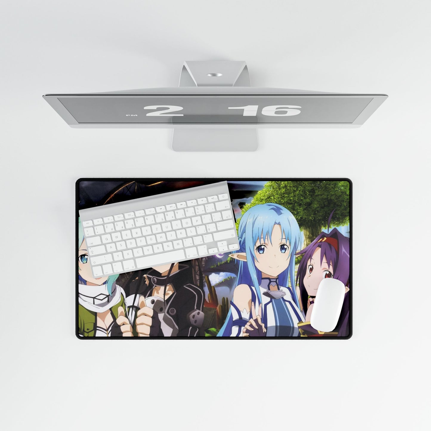 Kirito, Sinon, Asuna and Yuuki Mouse Pad