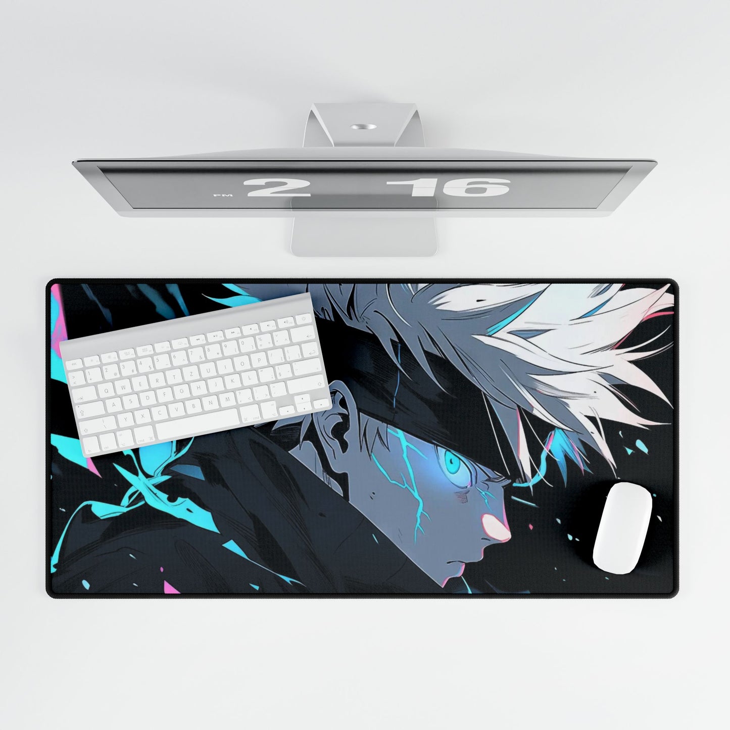 Satoru Gojo Acid Blue Eyes Mouse Pad
