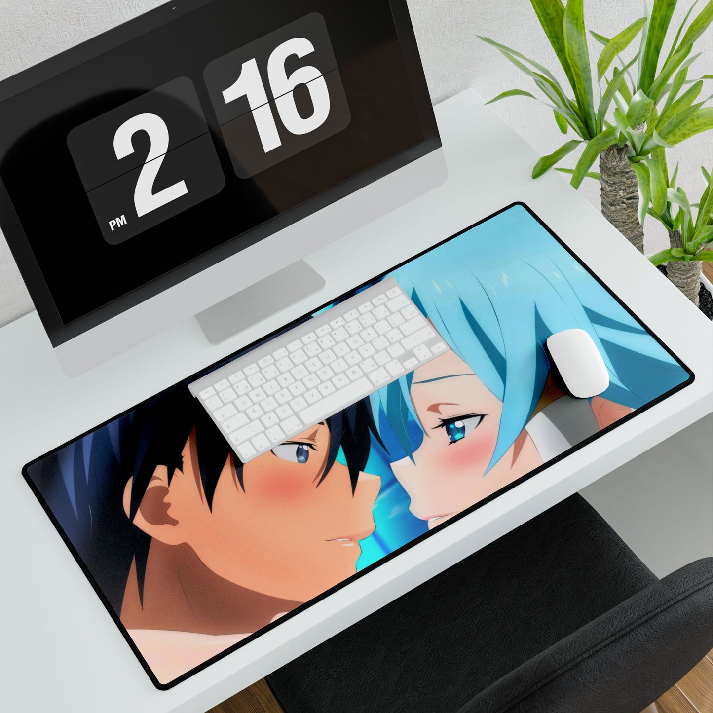 Kirito and Sinon / Kirito x Sinon Mouse Pad