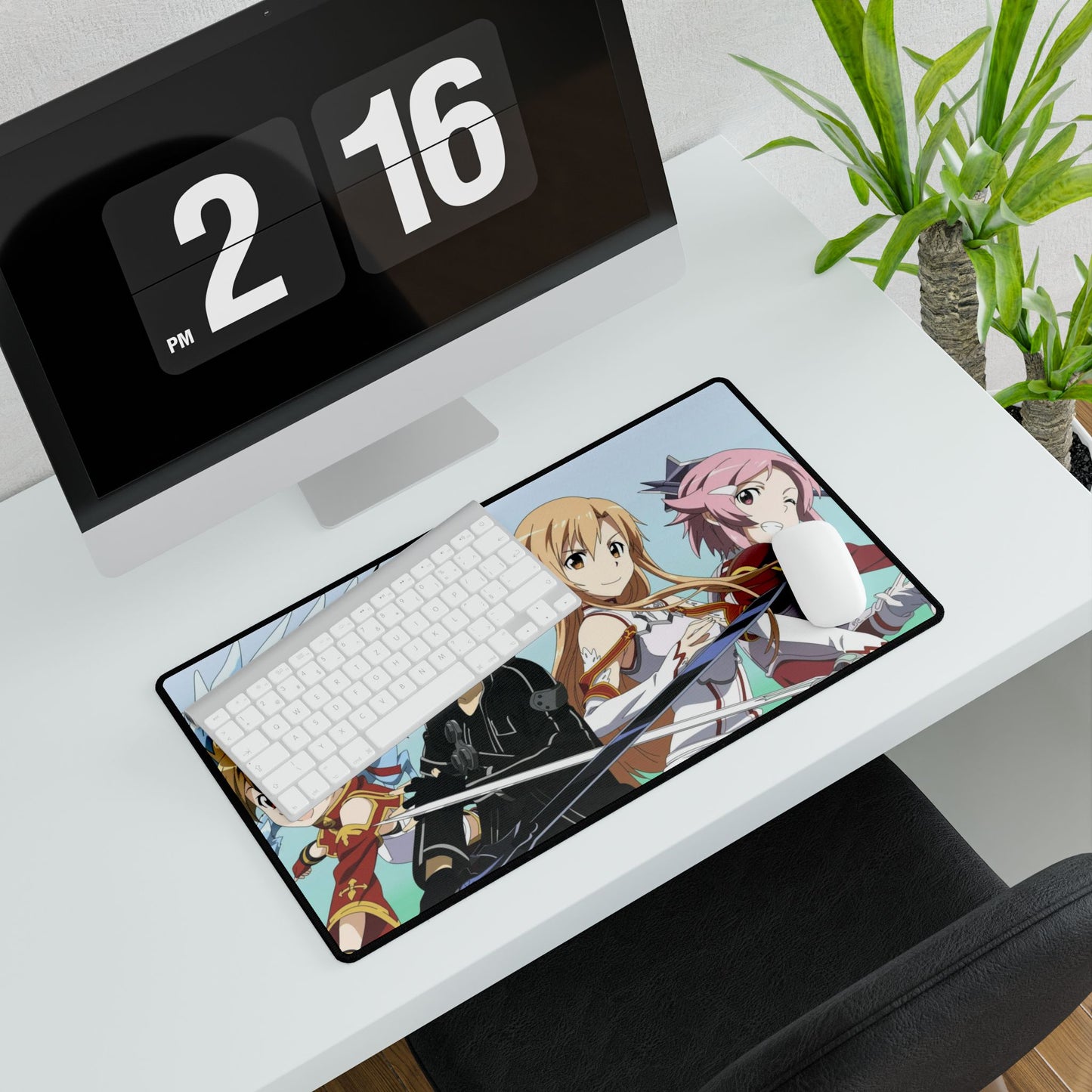 Silica,Kirito,Asuna and Lisbeth Mouse Pad