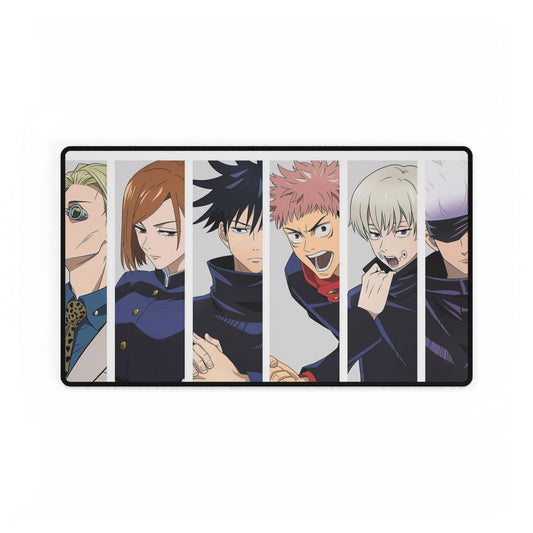 Nobara Kugisaki Satoru Gojo Kento Nanami Megumi Fushiguro Toge Inumaki and Yuji Itadori Mouse Pad