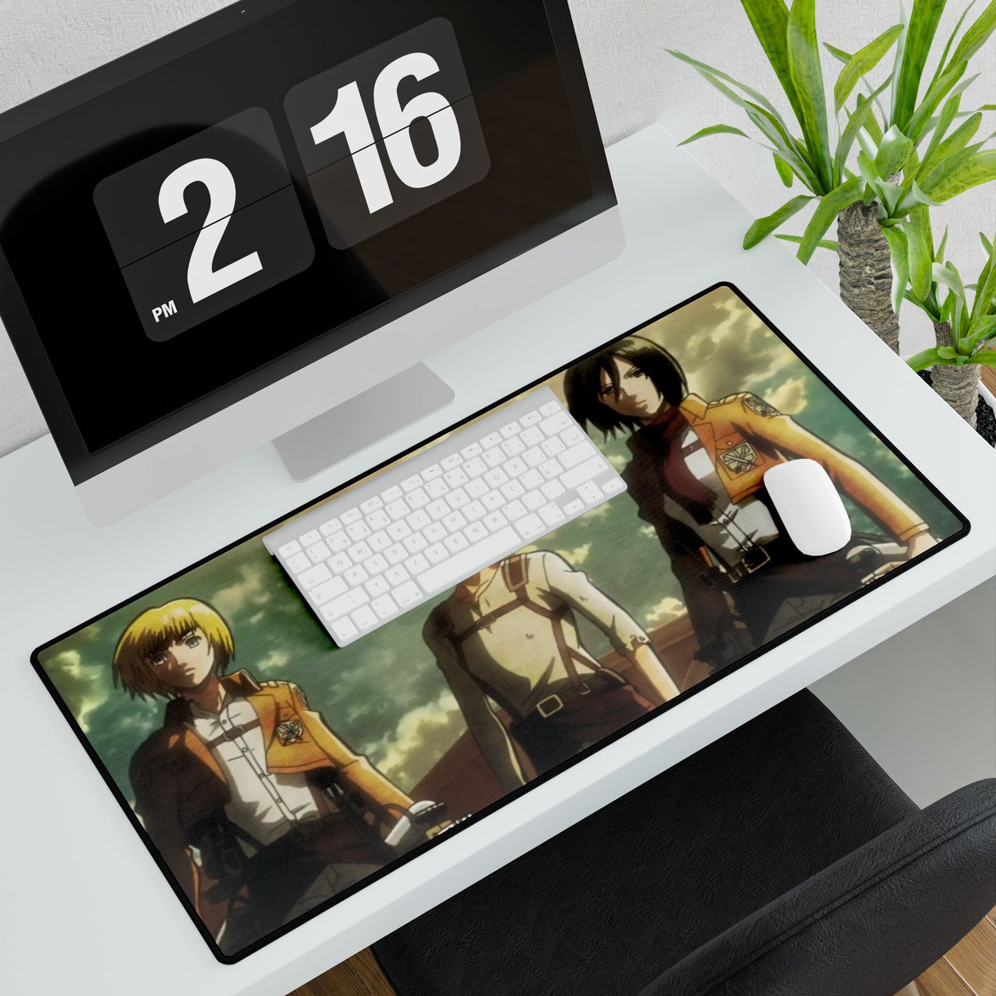 Eren Jaeger, Mikasa Ackerman, Armin Arlert Mouse Pad