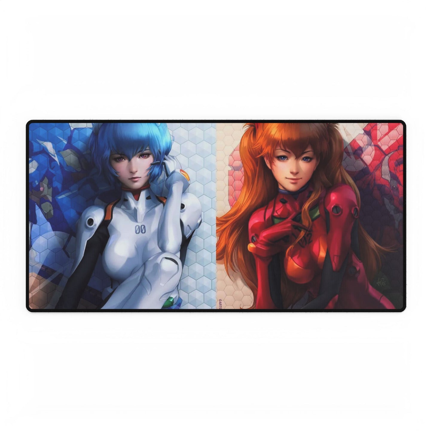 Rei and Asuka Mouse Pad
