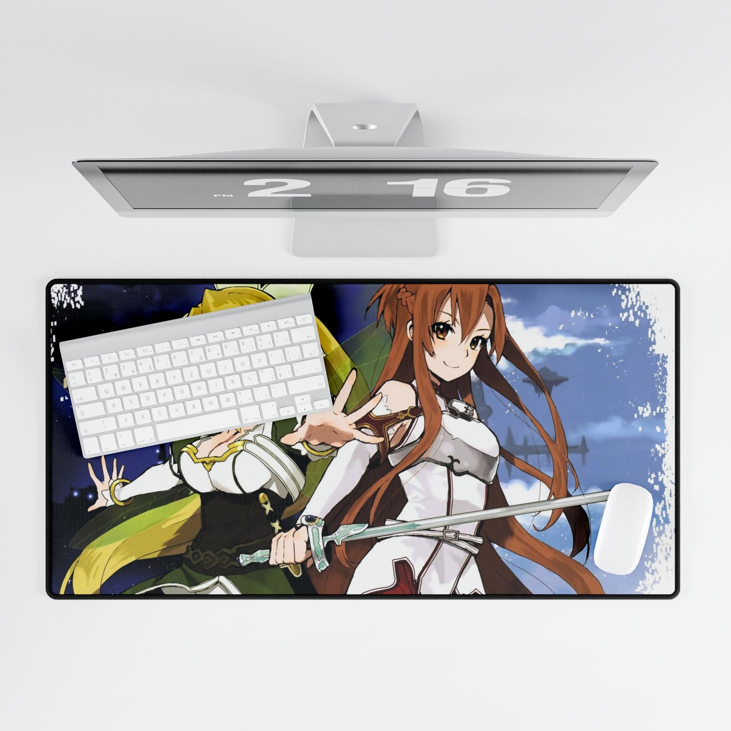 Leafa and Asuna Mouse Pad