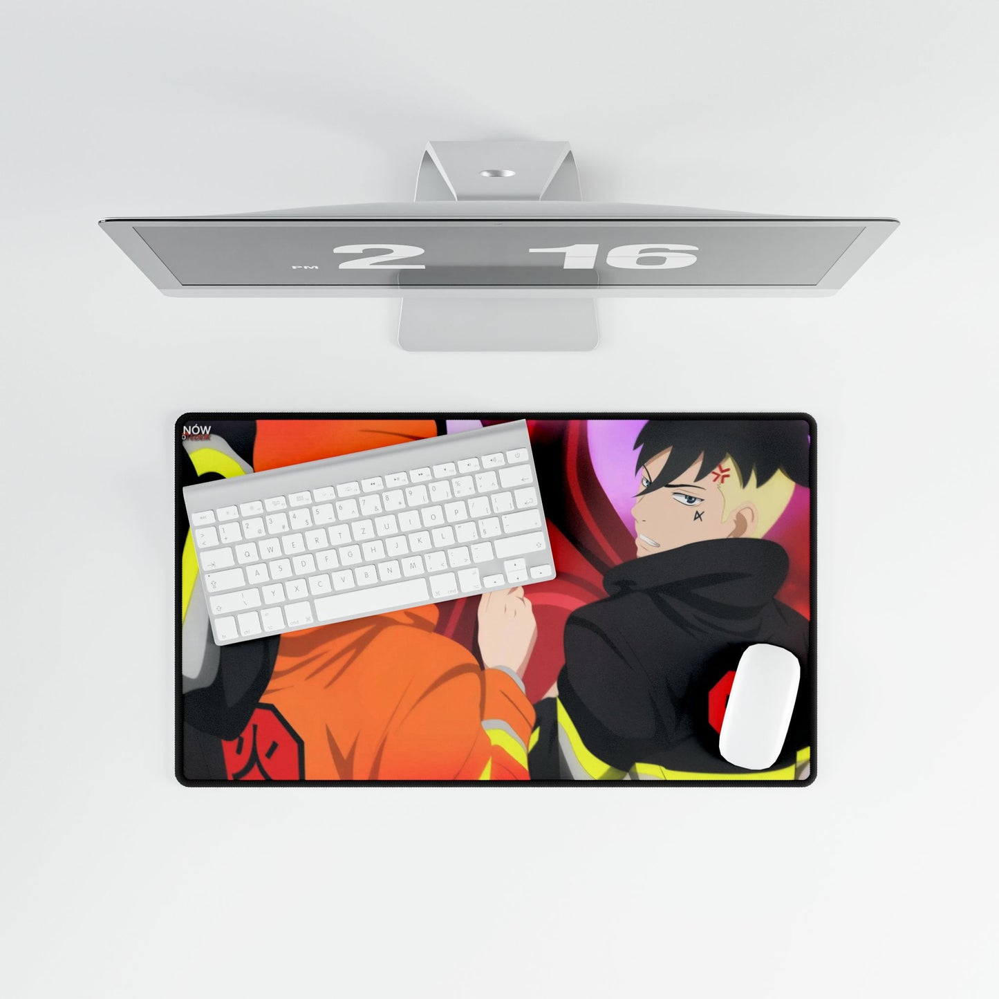 Sarada nad Kawaki: fire force! Mouse Pad