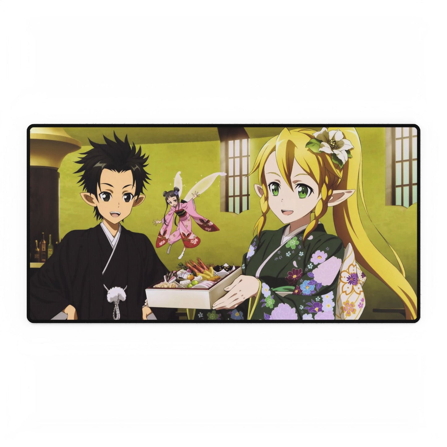 Kirito, Leafa and Yui Mouse Pad