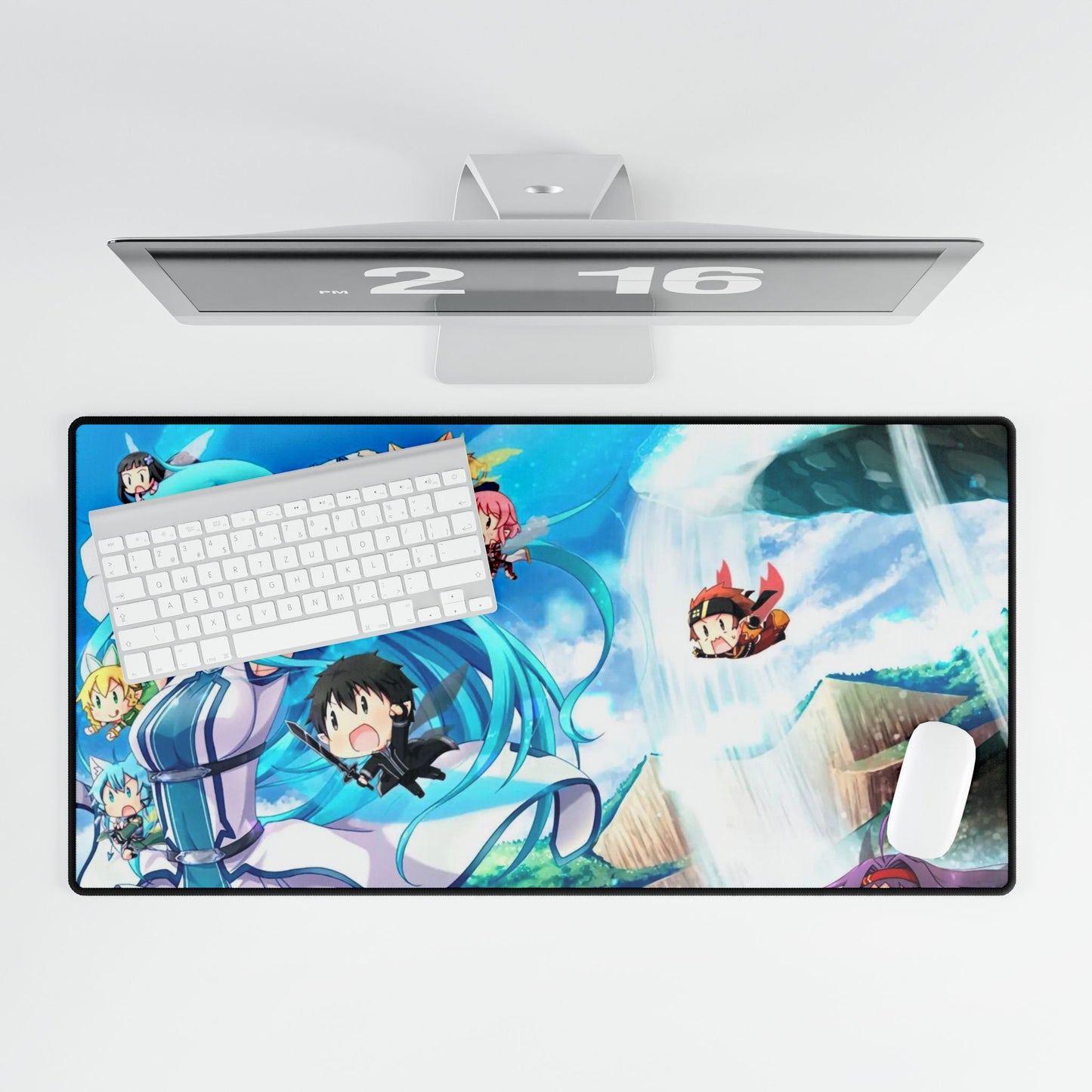 Sword Art Online Kazuto Kirigaya, Asuna Yuuki, Suguha Kirigaya, Yui, Ryoutarou Tsuboi Mouse Pad