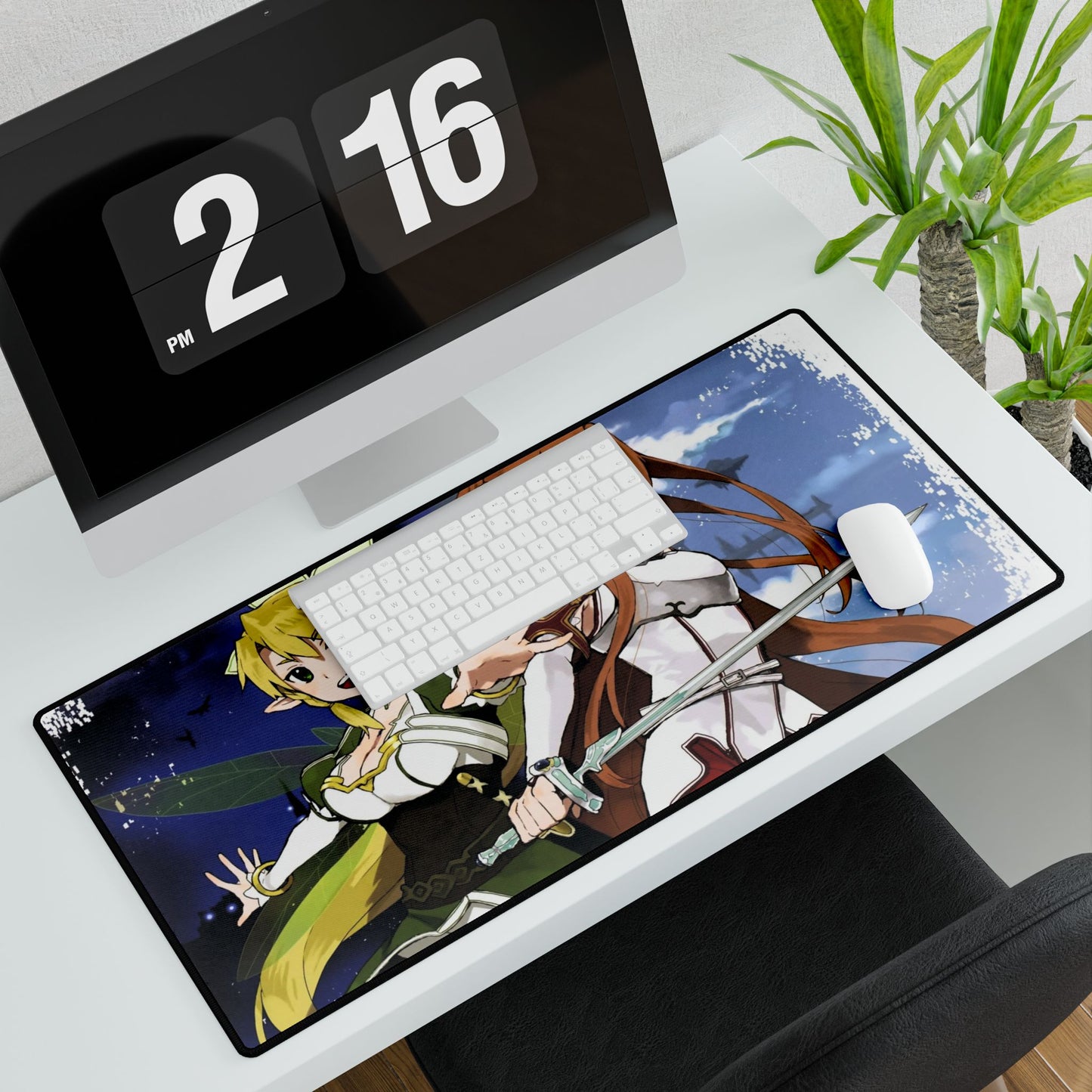 Leafa and Asuna Mouse Pad