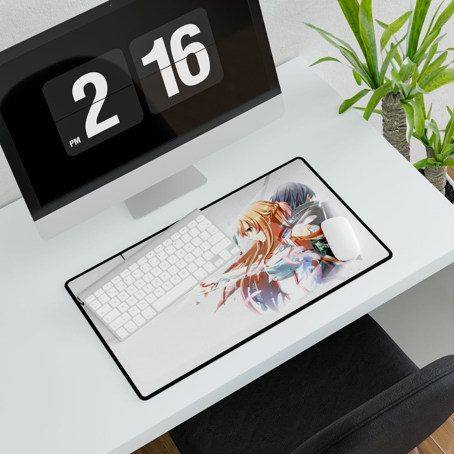 Asuna and Kiroto (Sword Art Online) Mouse Pad