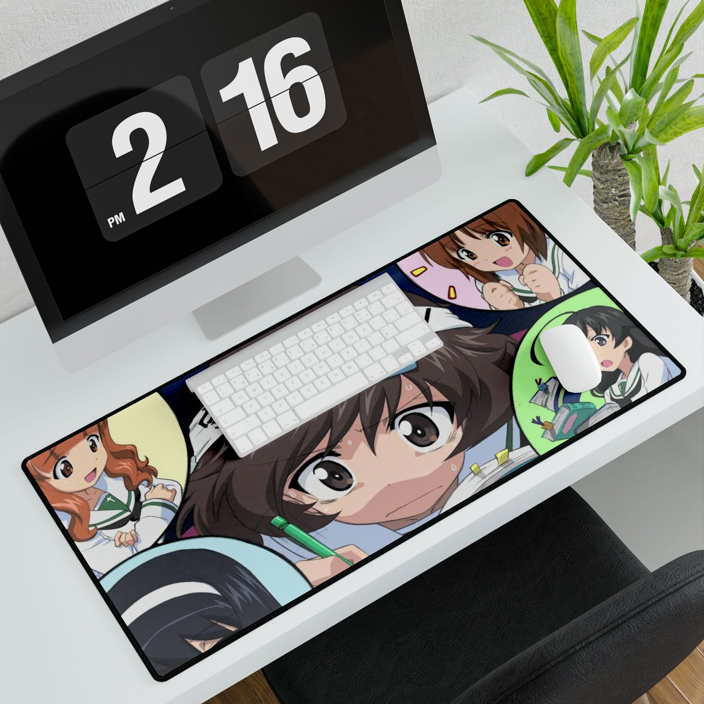 Anime Girls und Panzer Mouse Pad